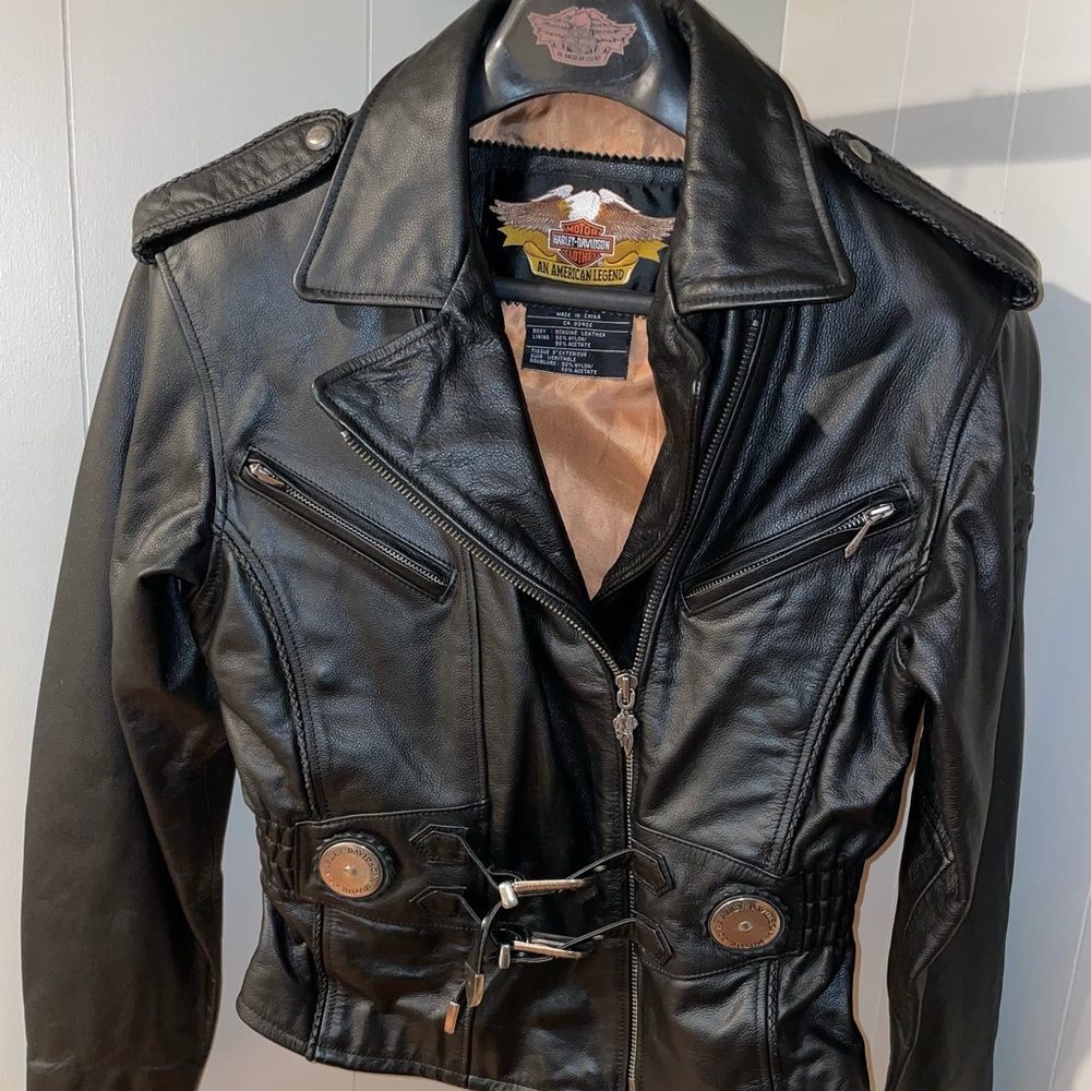Women’s Harley Davidson leather jacket